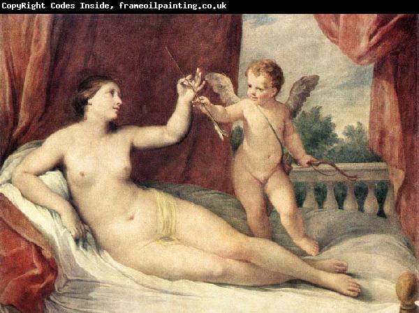 RENI, Guido Reclining Venus with Cupid
